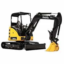 John Deere 35G Excavator with Thumb